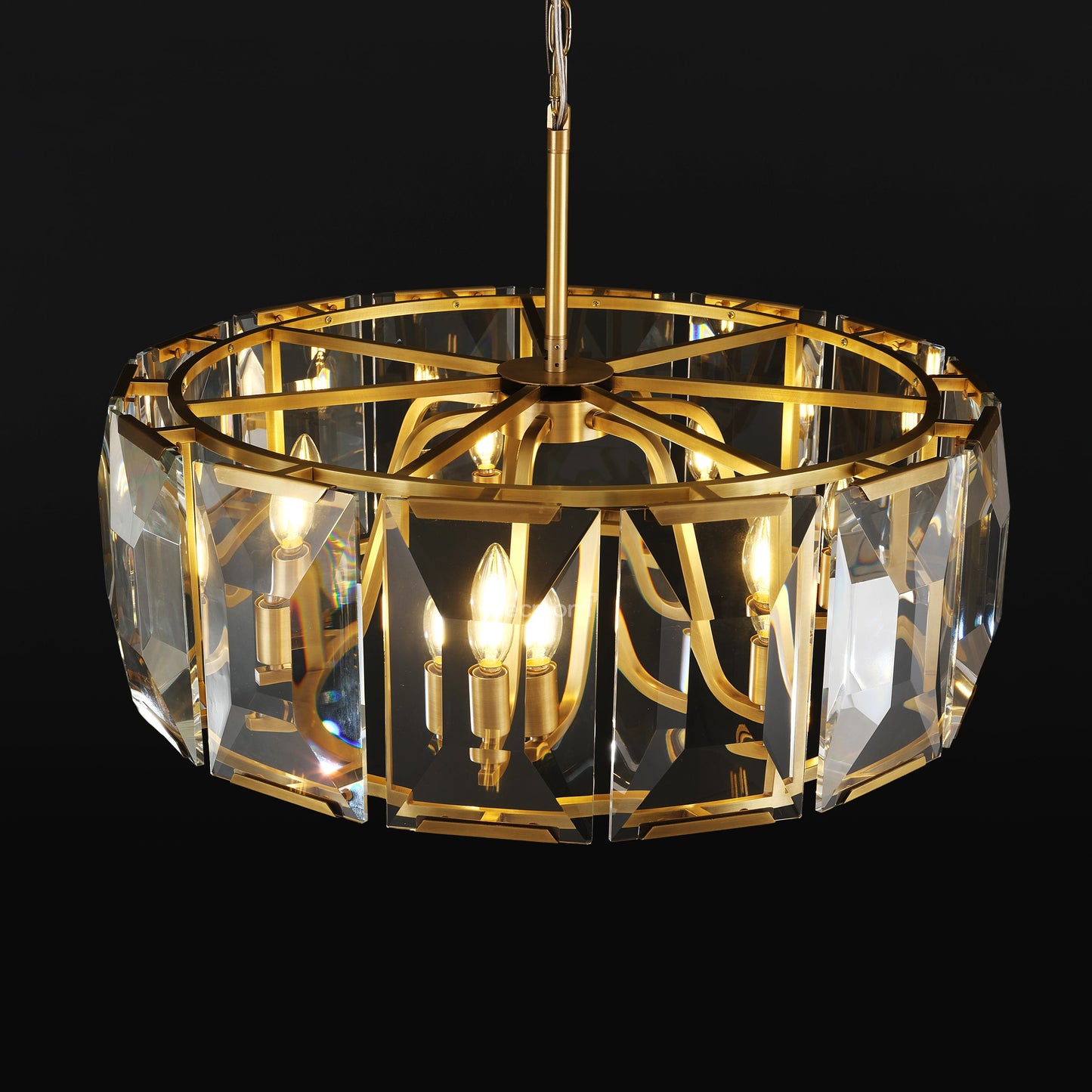 Harllow Multicurve Crystal Round Chandelier 19“ 31” 43“ 60”