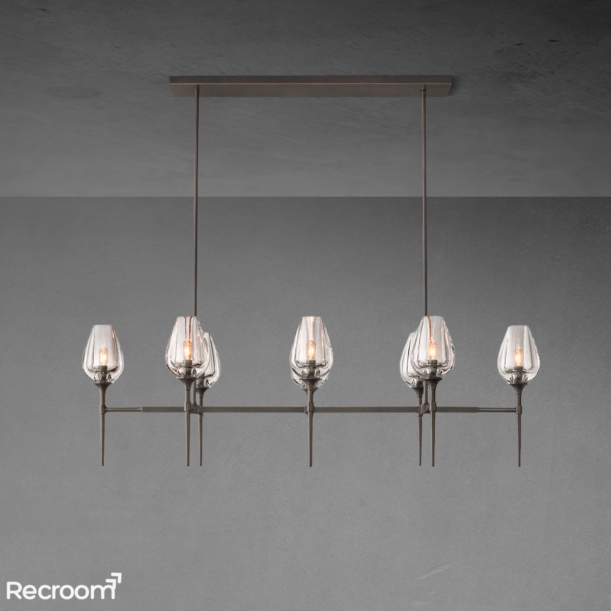 Tuilp Linear Chandelier 52"