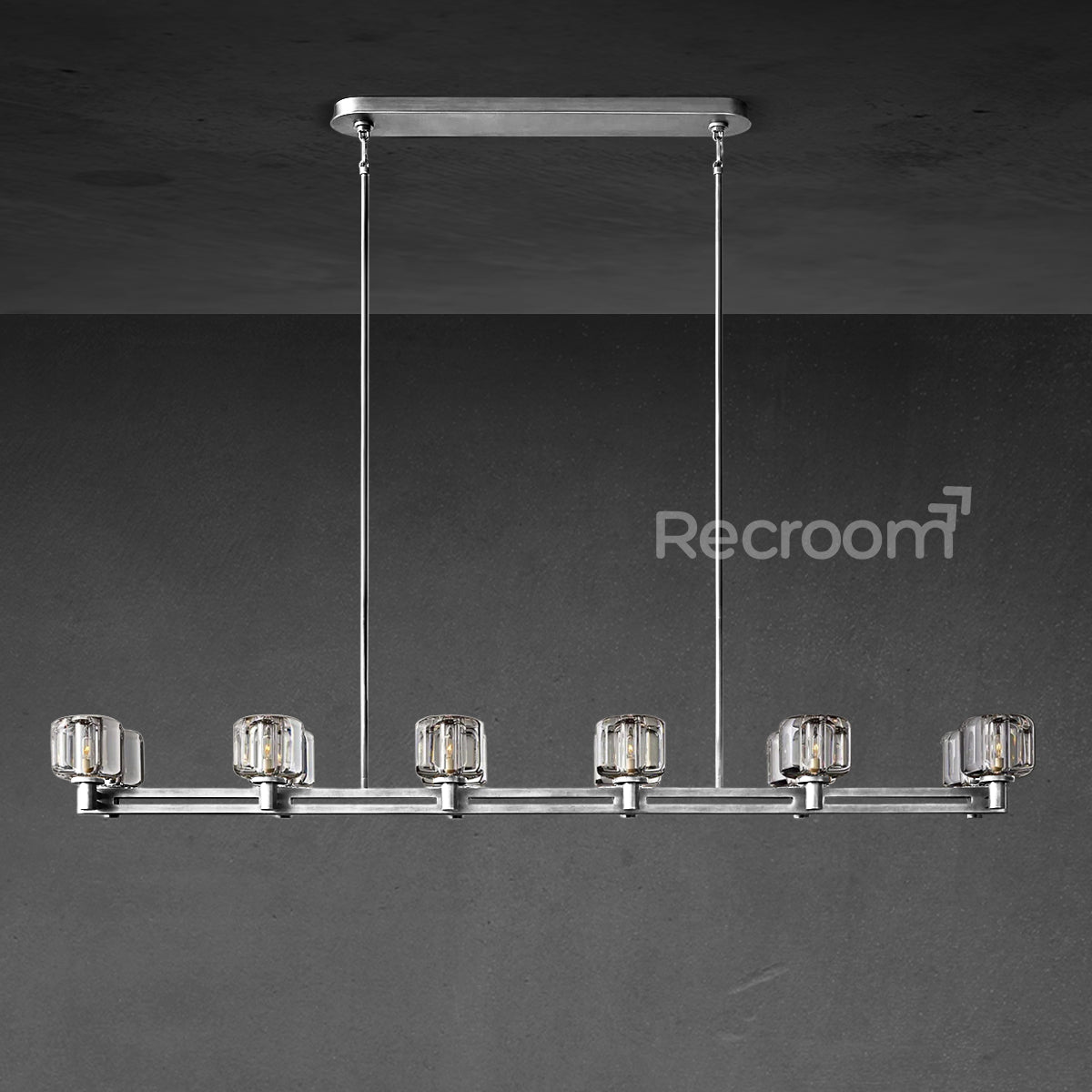 Demarat Double Linear Chandelier 72"