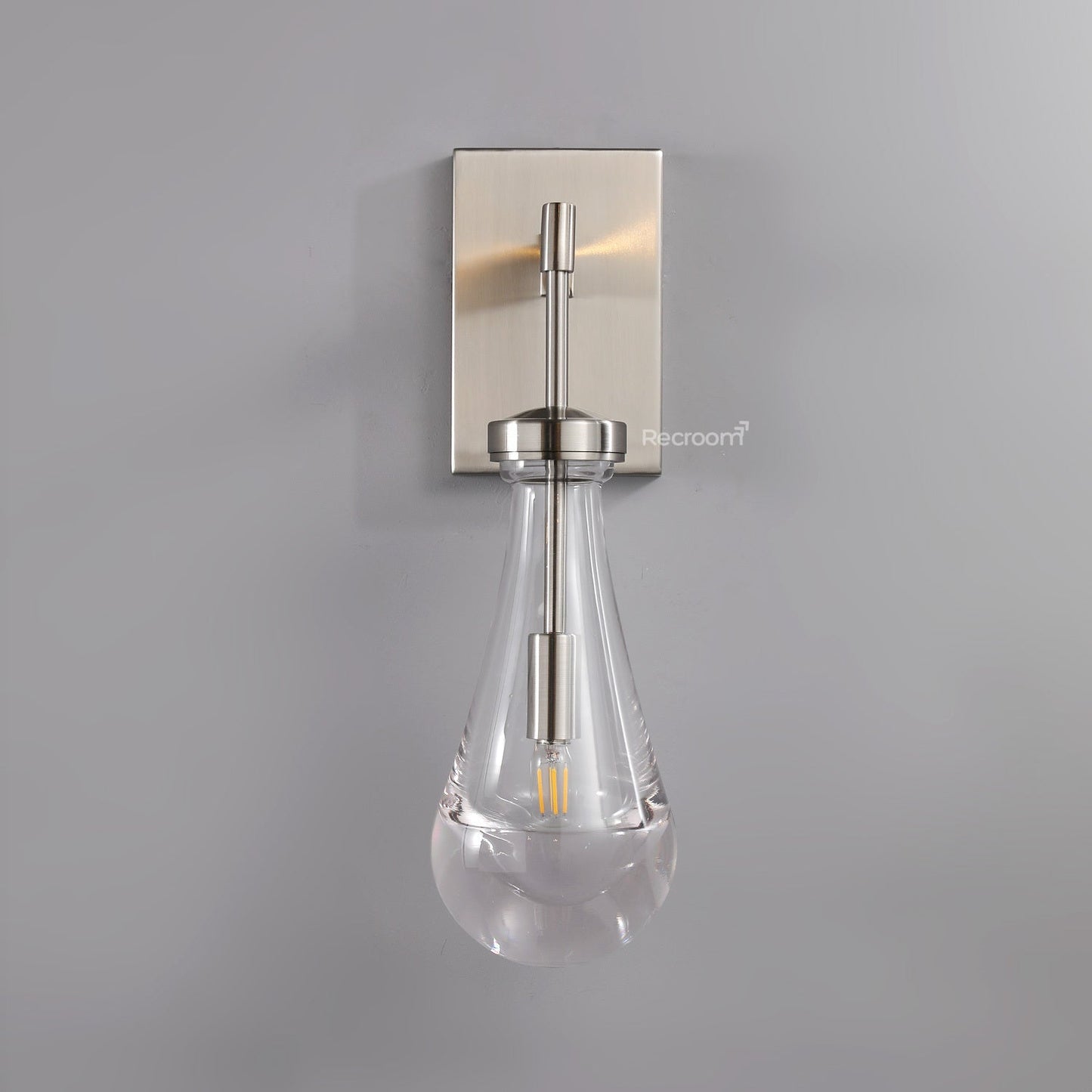 Raindrop Wall Sconce 5" Rod