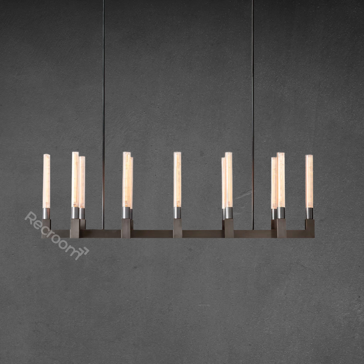 Cannel Linear Chandelier 55"