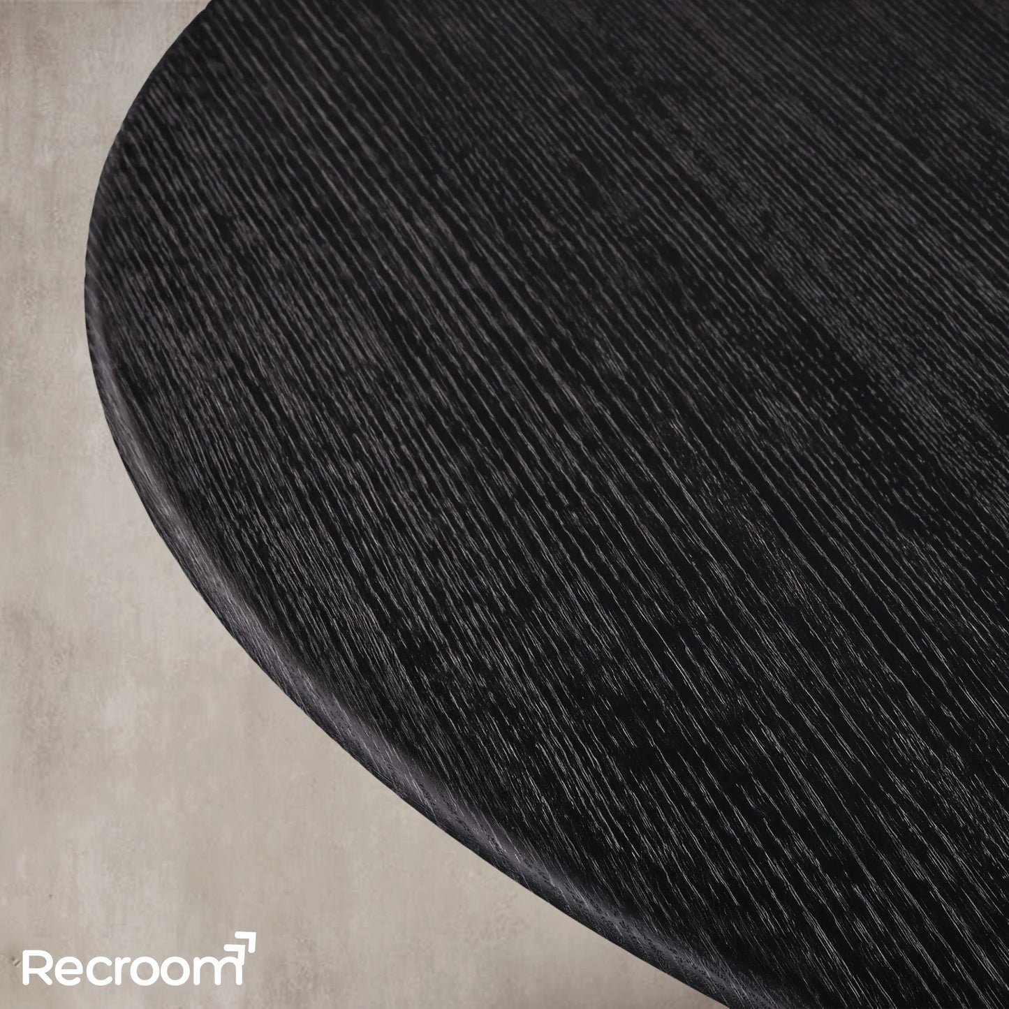 San Germani Round Wood Coffee Table with Clement Base