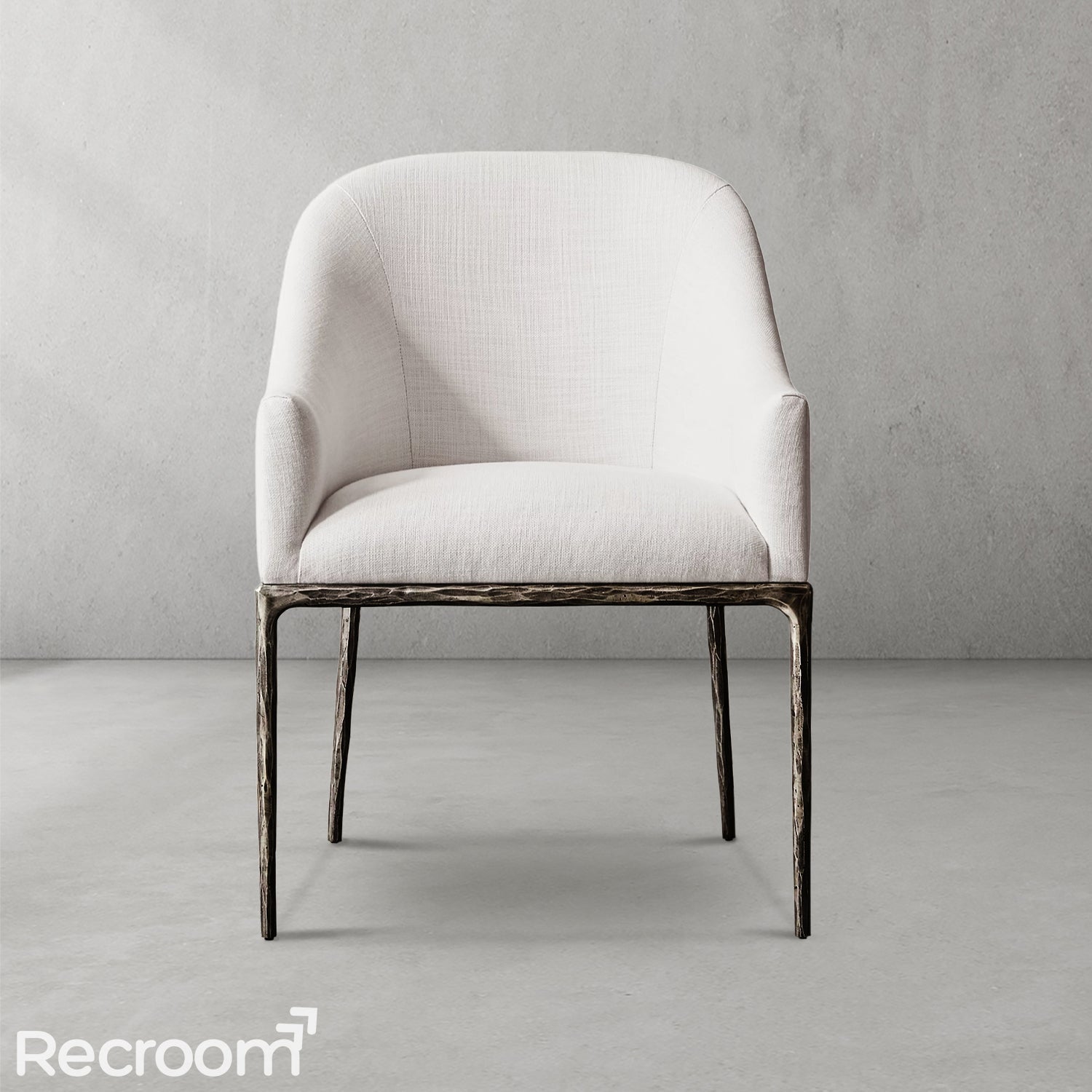Thaddeo Slope Fabric Dining Armchair