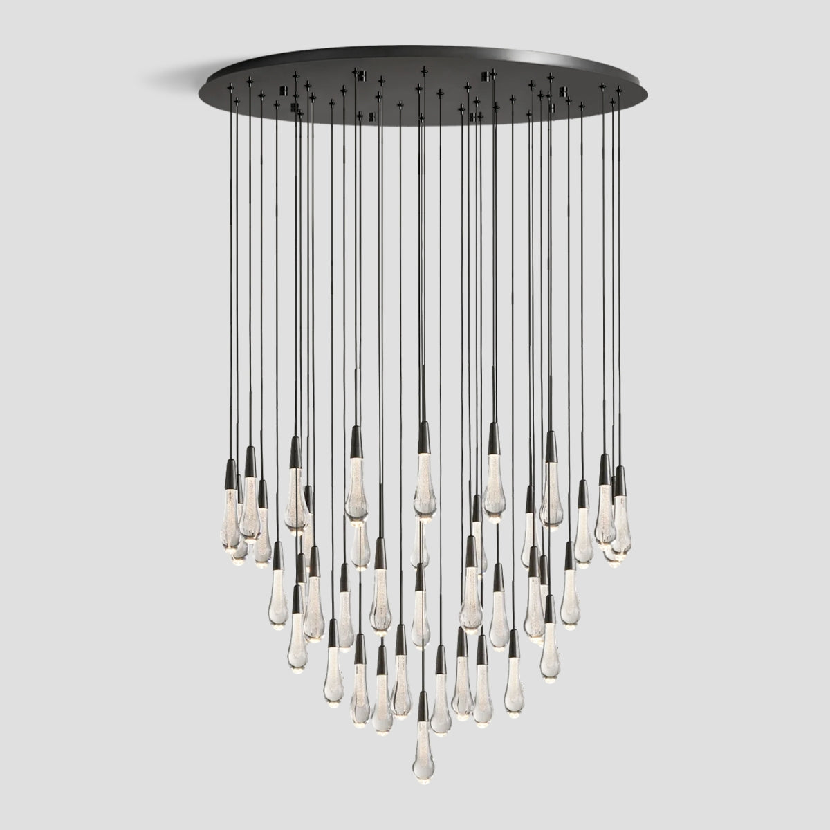 Solitaire Crystal Round Chandelier 17" 24" 36" 40'' 48'' 58"D