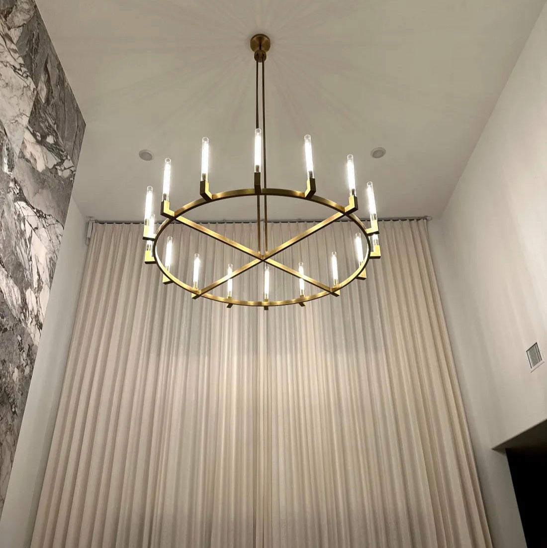 Cannel Round Chandelier 60"