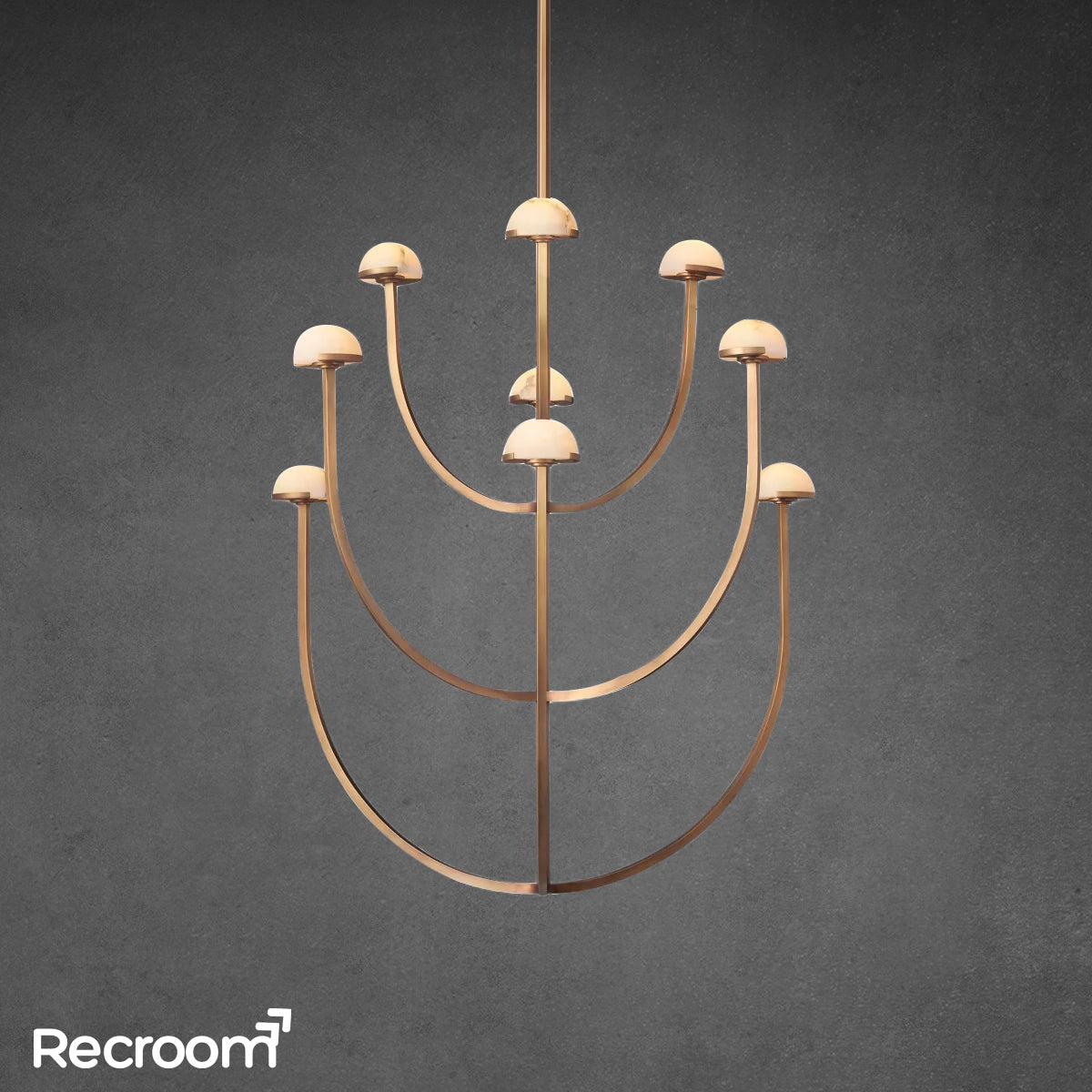 Pedra Round Chandelier 40"