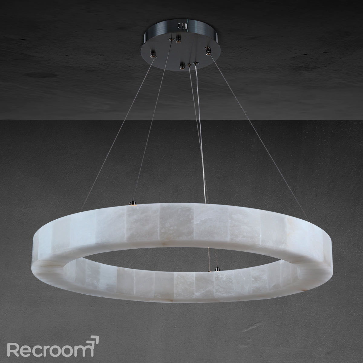 Rivager Lueur Round Chandelier 40"