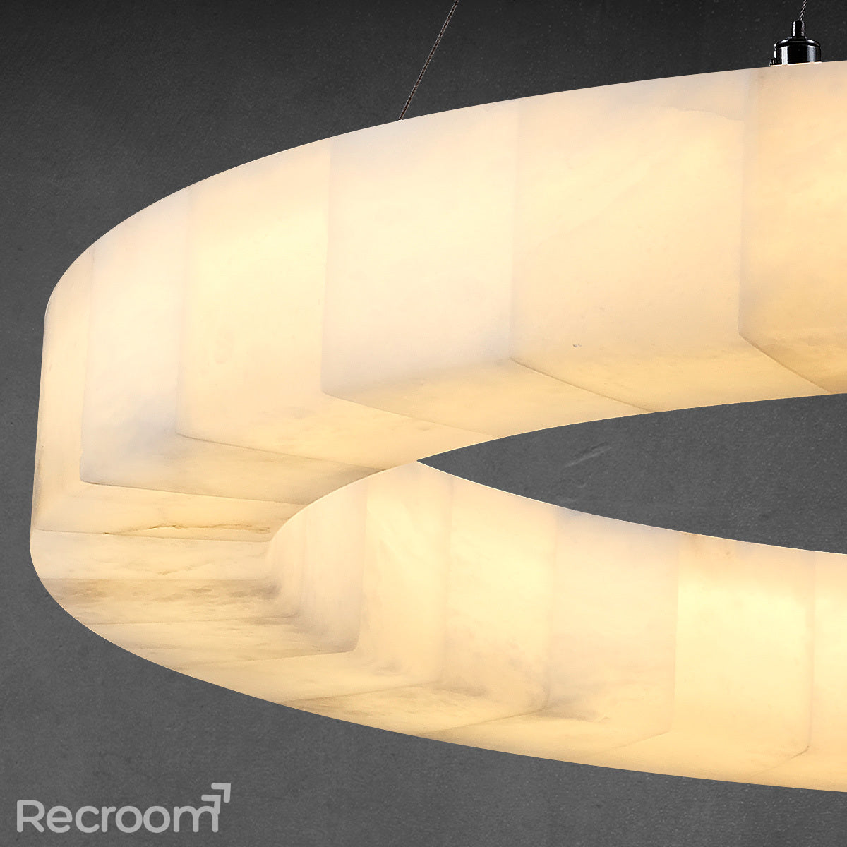 Rivager Lueur Round Chandelier 40"