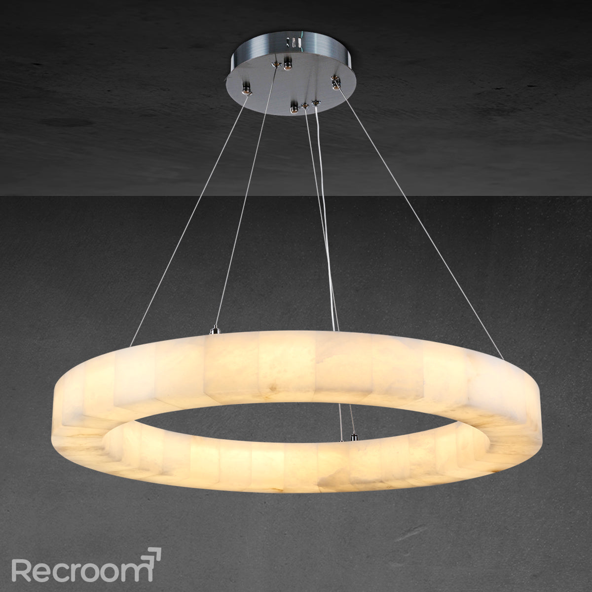 Rivager Lueur Round Chandelier 40"
