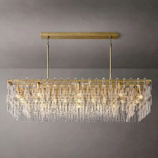 Marige Rectangular Chandelier 60"