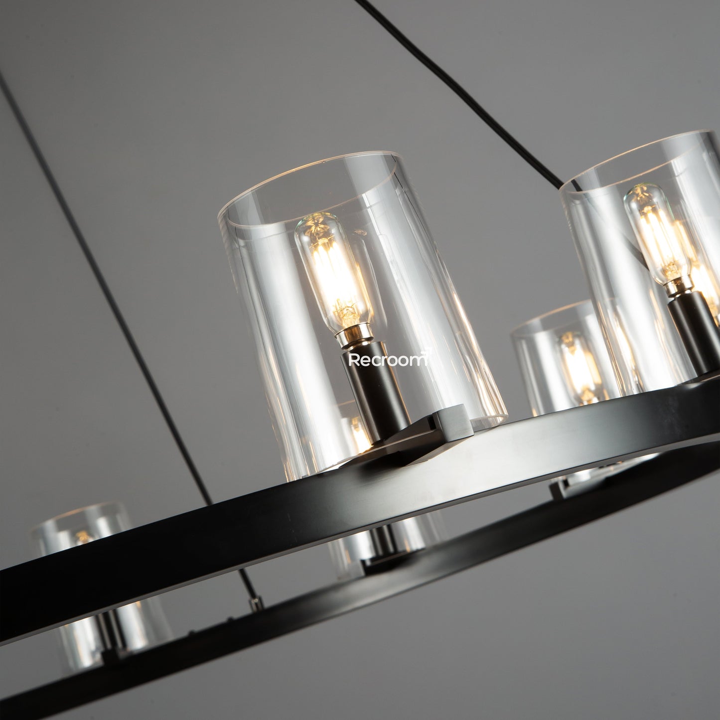 Pauillyc Clear Glass Round Chandelier 36" 48" 60"