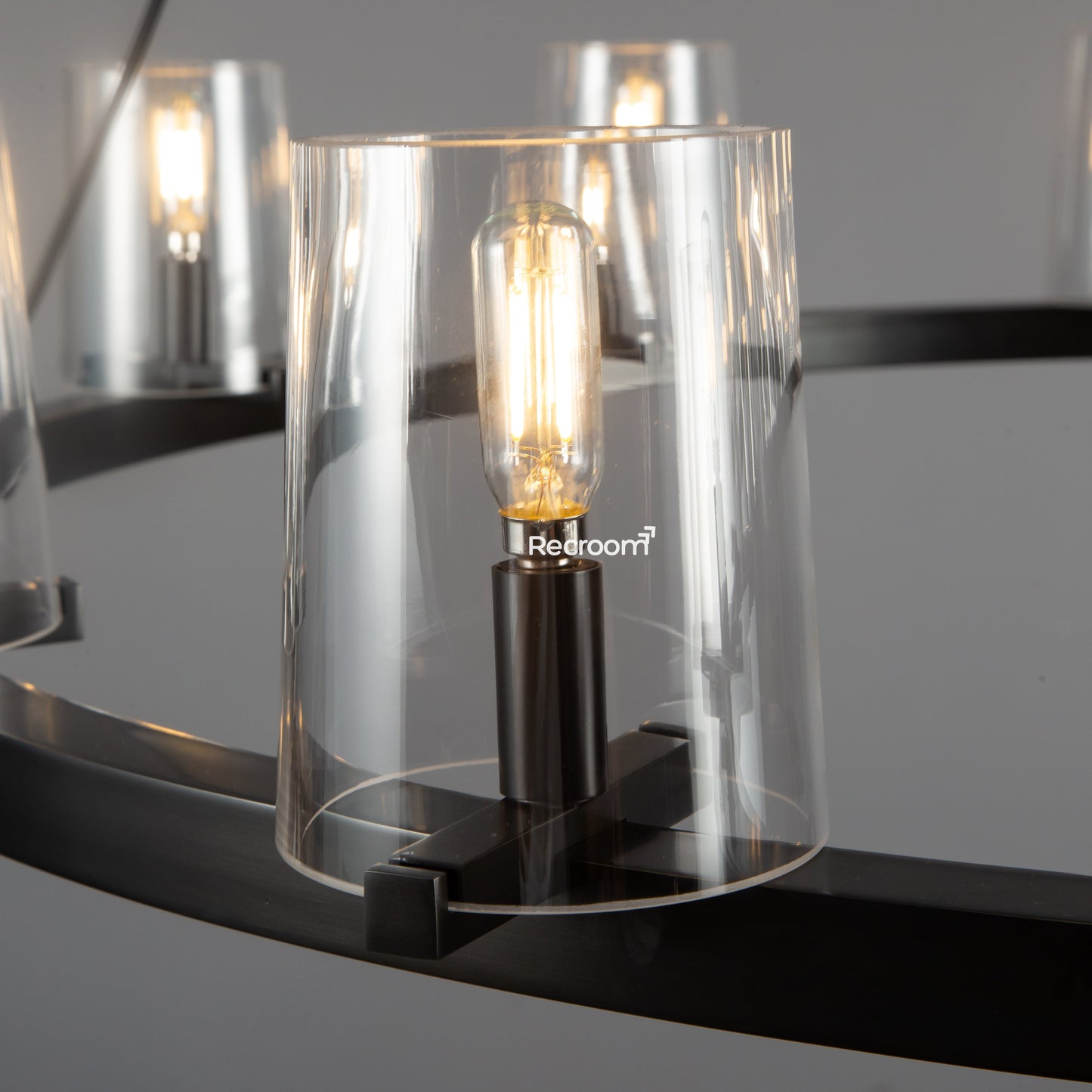 Pauillyc Clear Glass Round Chandelier 36" 48" 60"