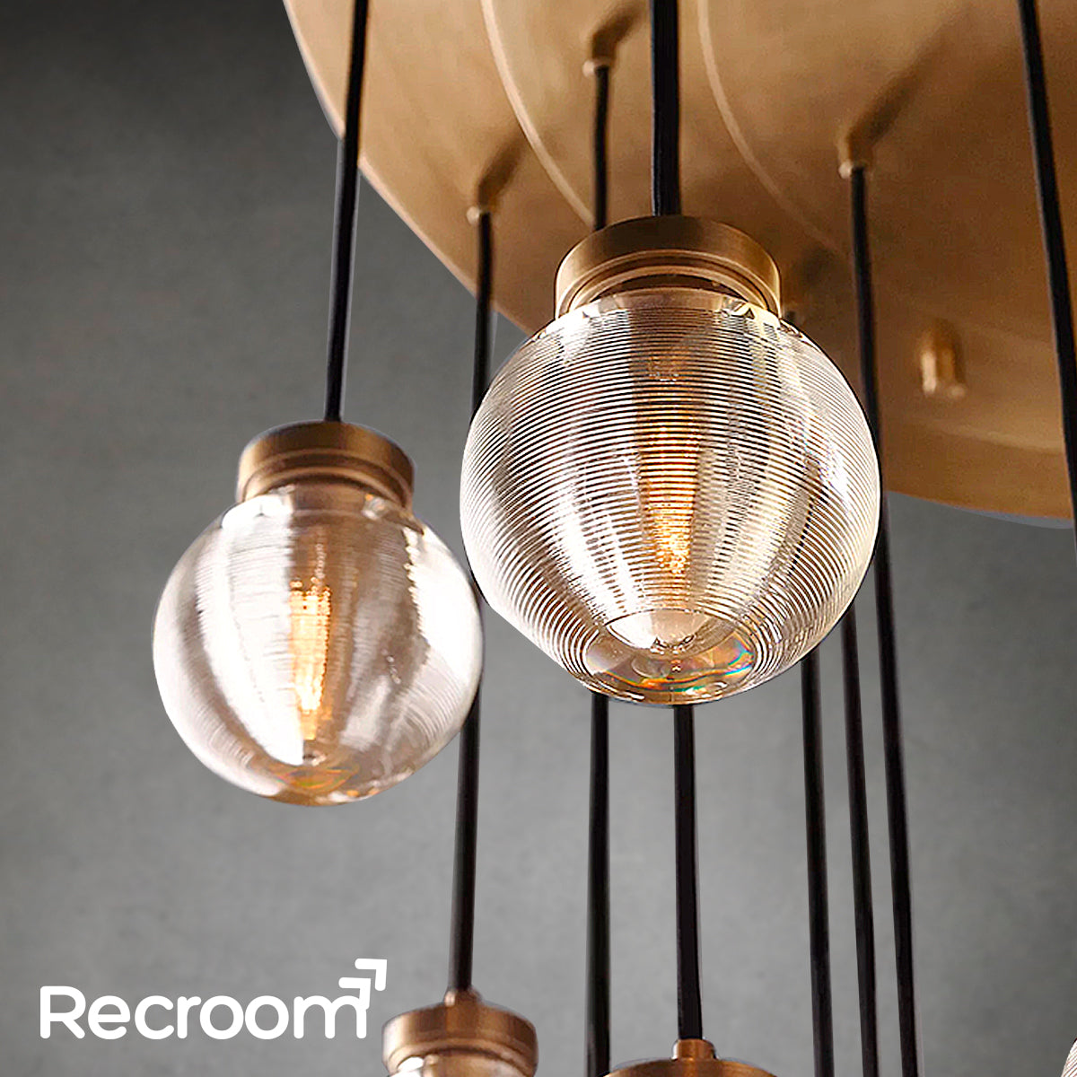 Pearli Round Chandelier 48"