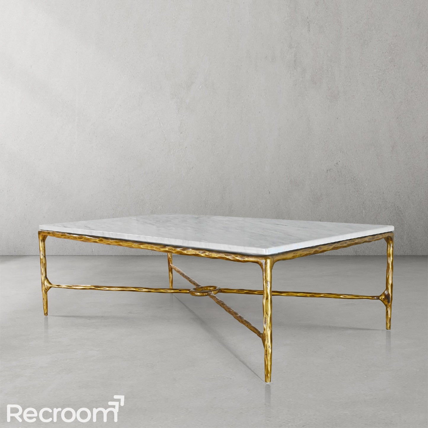 Thaddeo Rectangle Marble Coffee Table