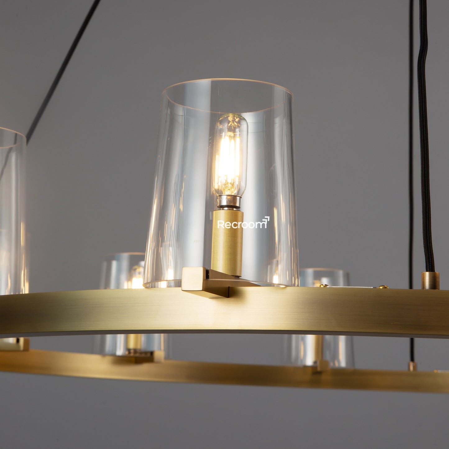 Pauillyc Clear Glass Round Chandelier 36" 48" 60"