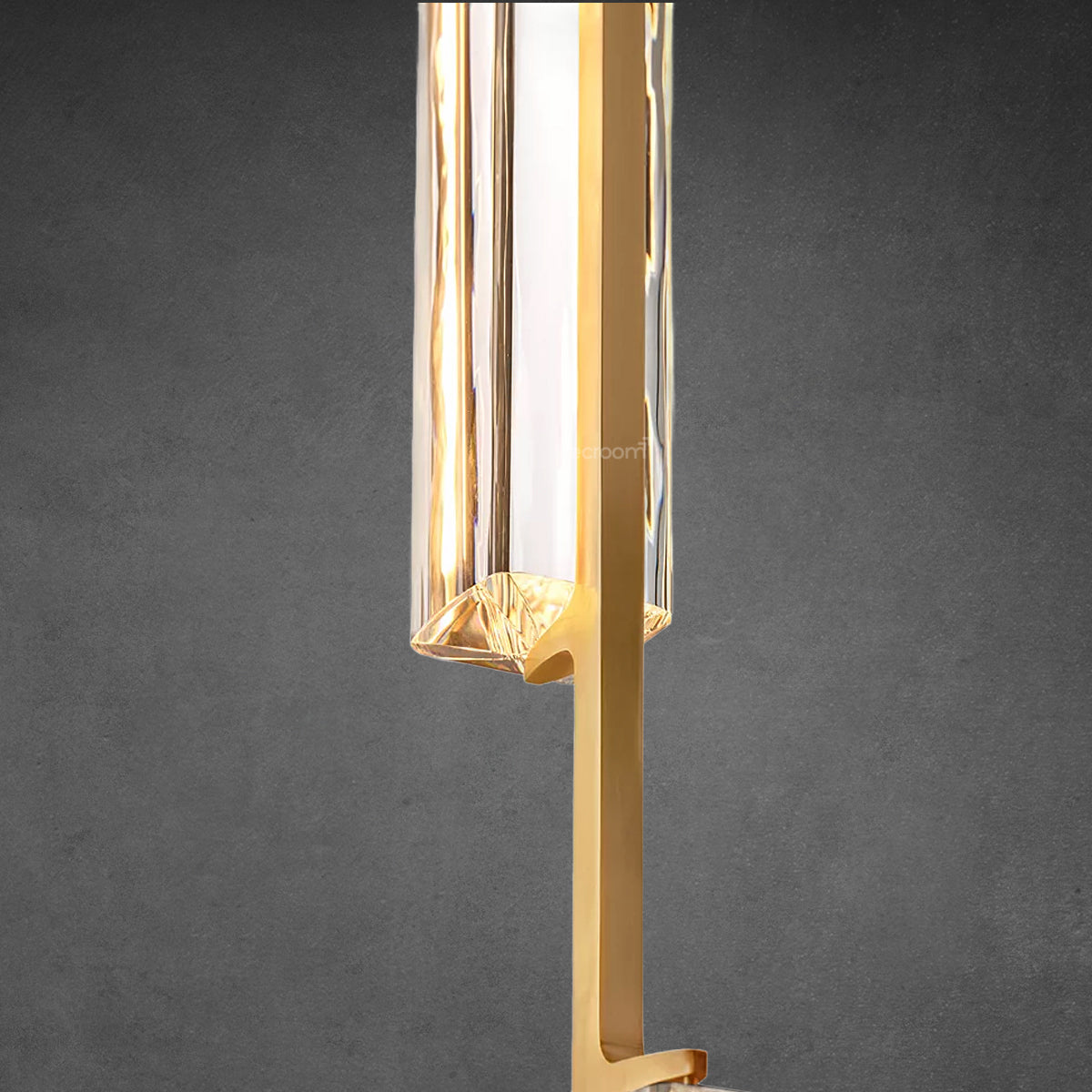 Auduben Crystal Pendant Light 6"