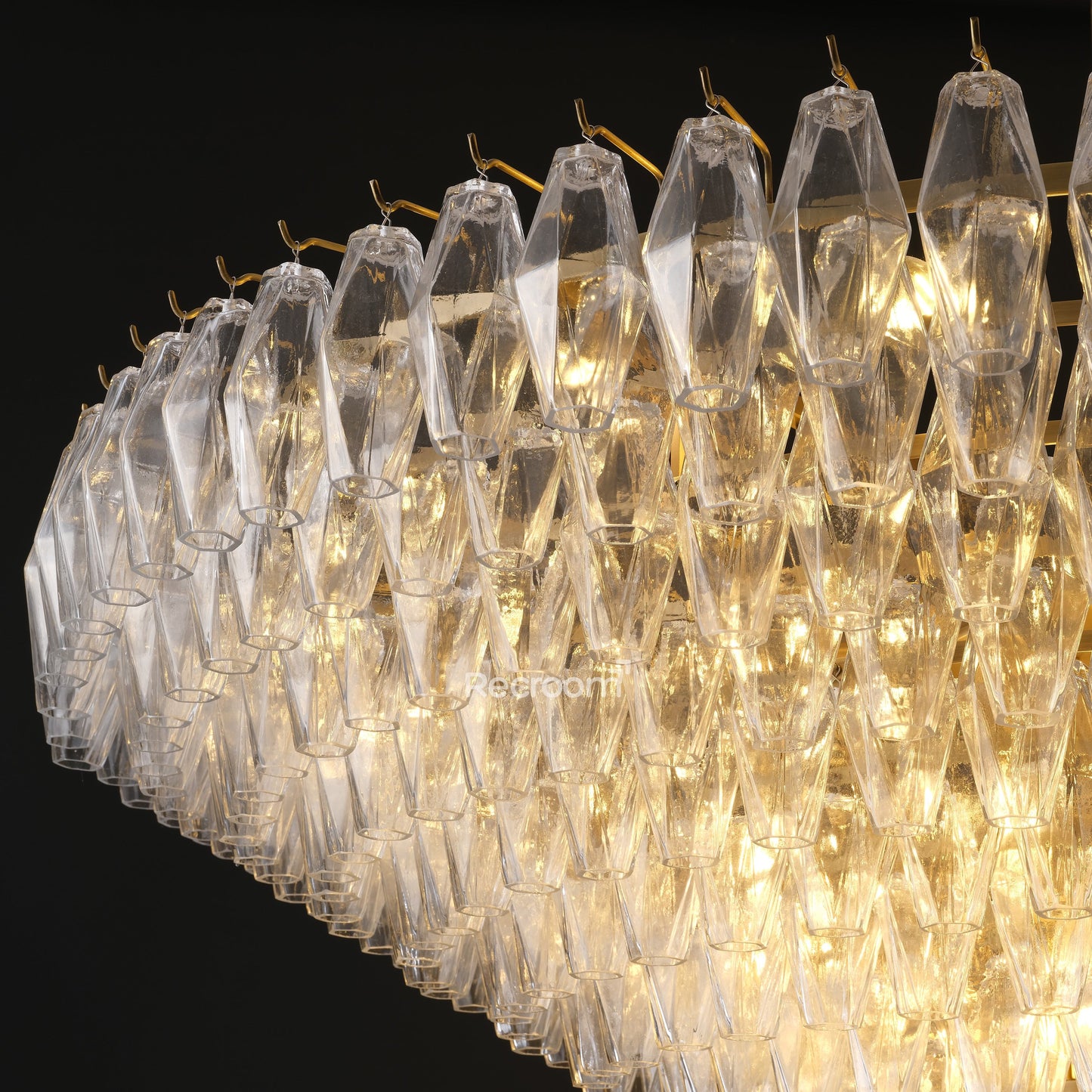 Chia Round Tired Chandelier 62"