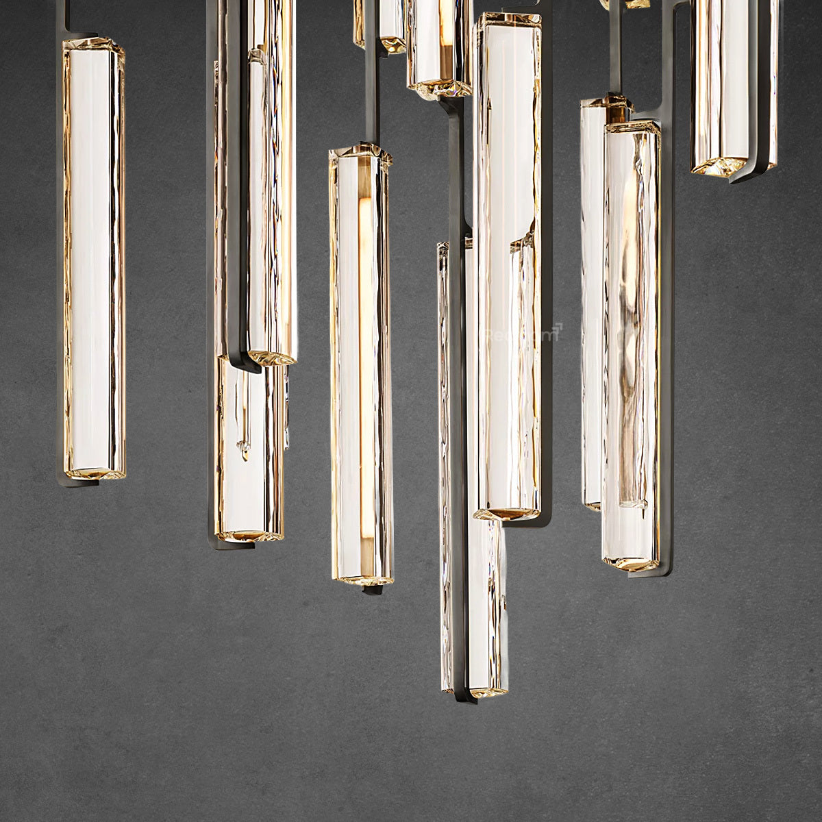 Auduben Crystal Round Chandelier 56"