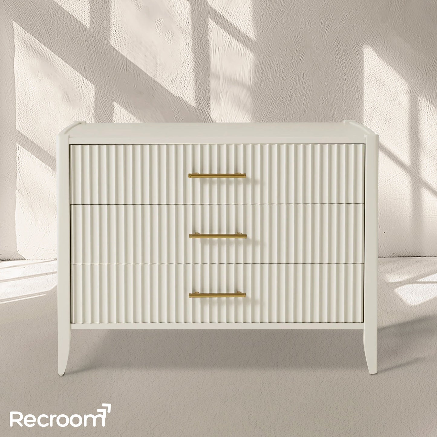 Louisa 3-Drawer Nightstand