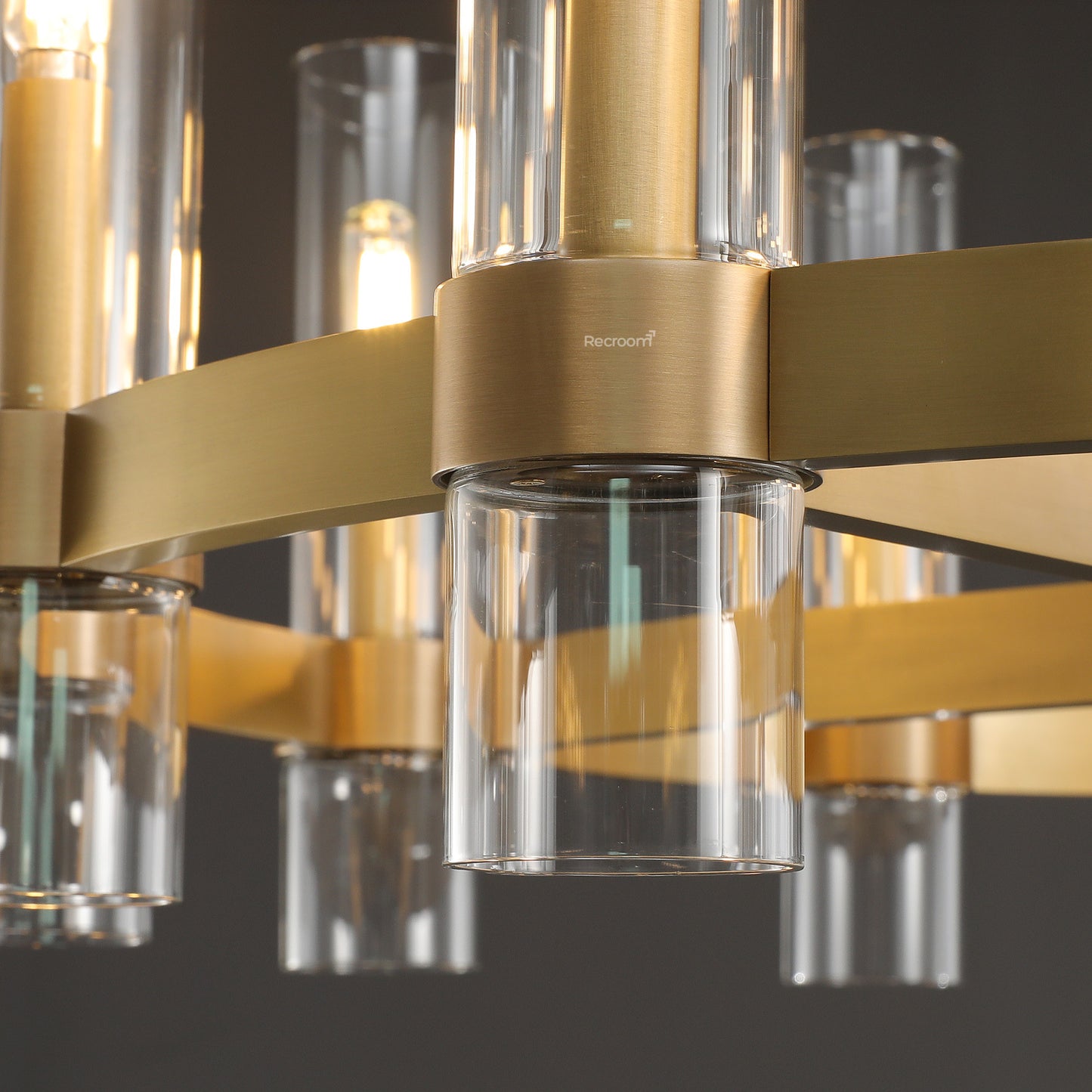 Manory Glass Round Chandelier 60"