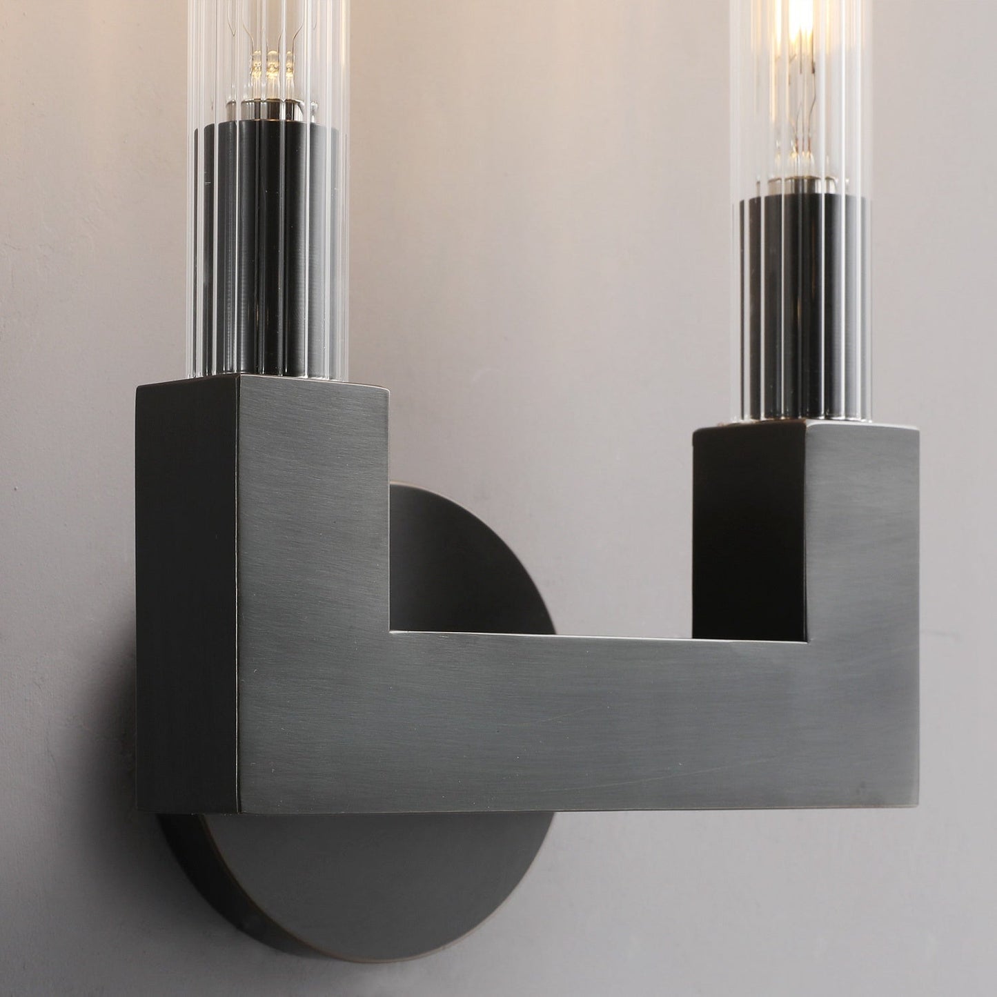 Cannel Double Wall Sconce 9"