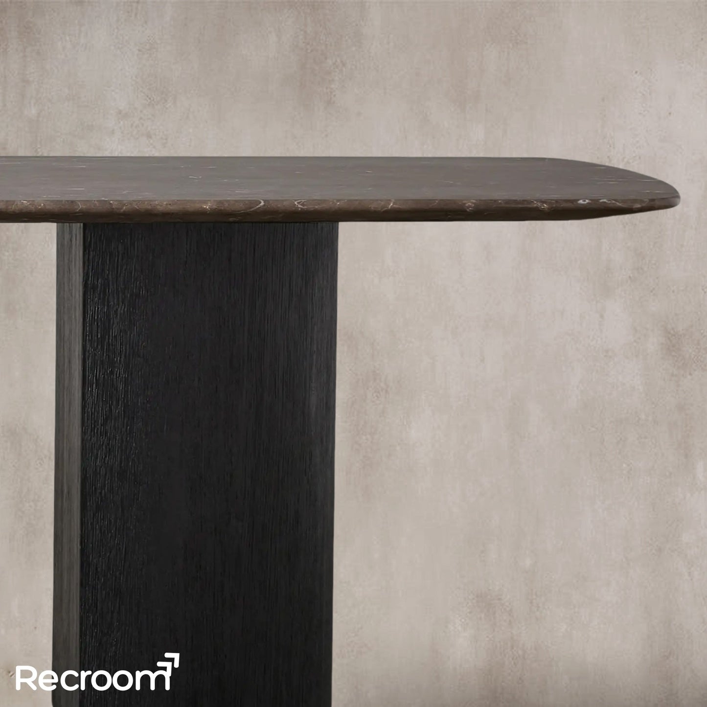 San Germani Stone Dining Table with Dauphine Base