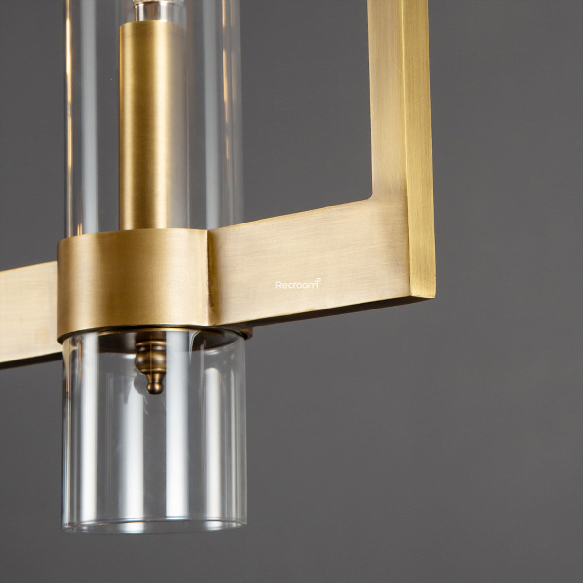 Manory Glass Linear Chandelier 59"