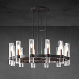 Lavelle Glass Round Chandelier 36"