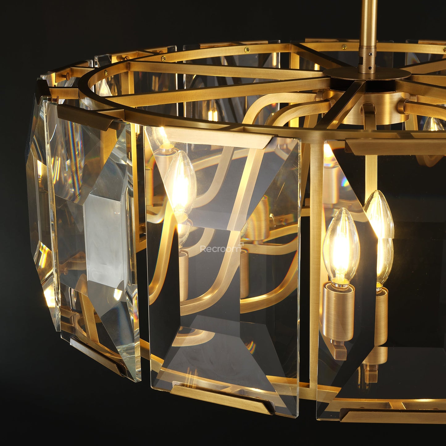 Harllow Multicurve Crystal Round Chandelier 19“ 31” 43“ 60”