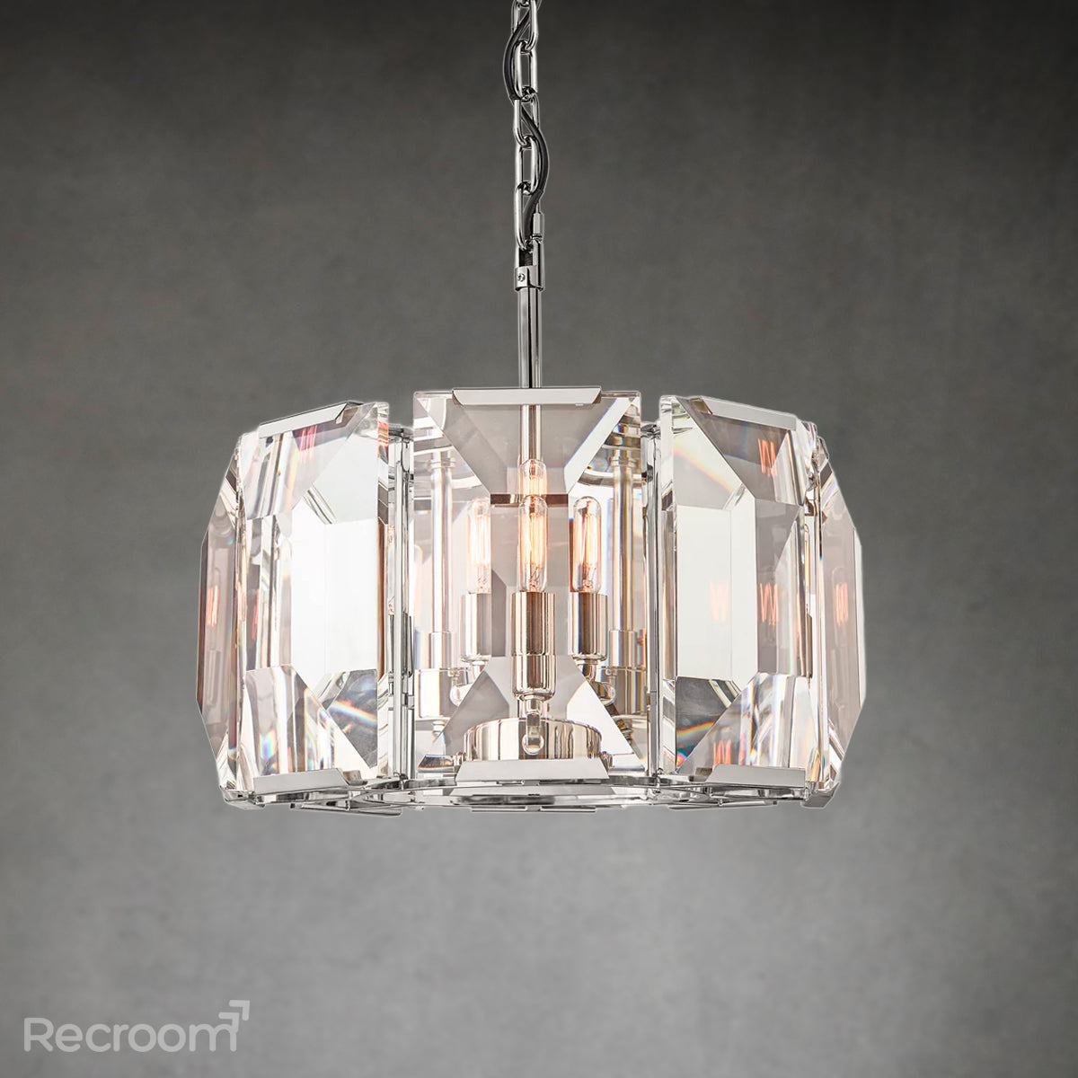 Harllow Multicurve Crystal Round Chandelier 19“ 31” 43“ 60”