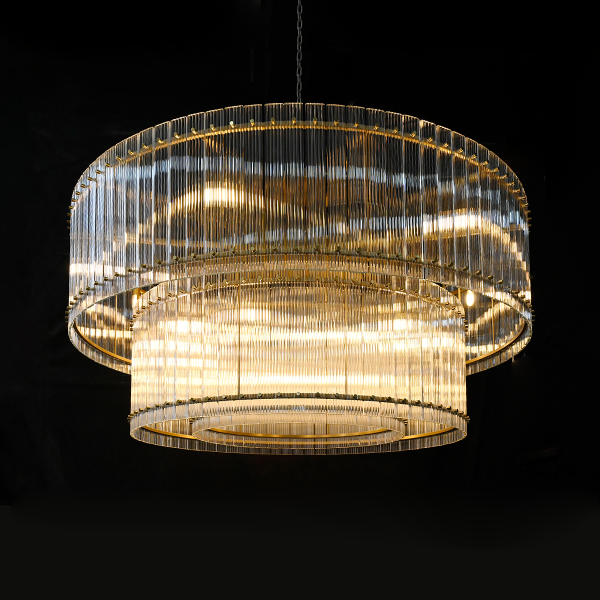 San Marcon Round Chandelier 22" 37" 48" 60"