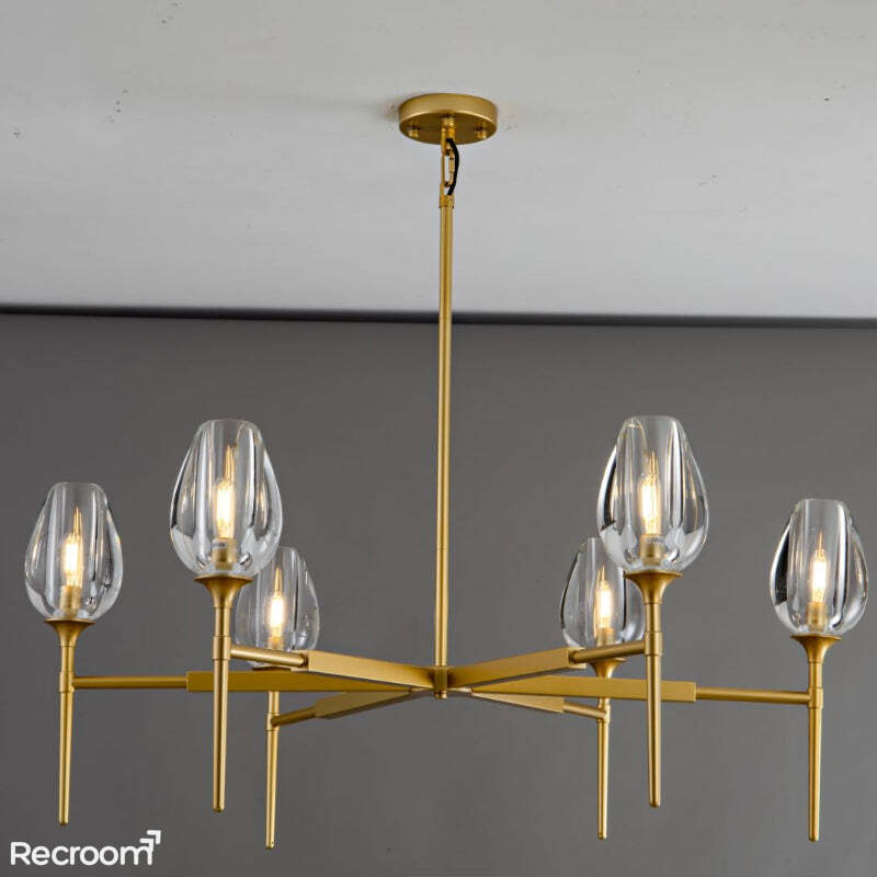 Tuilp Round Chandelier 42"