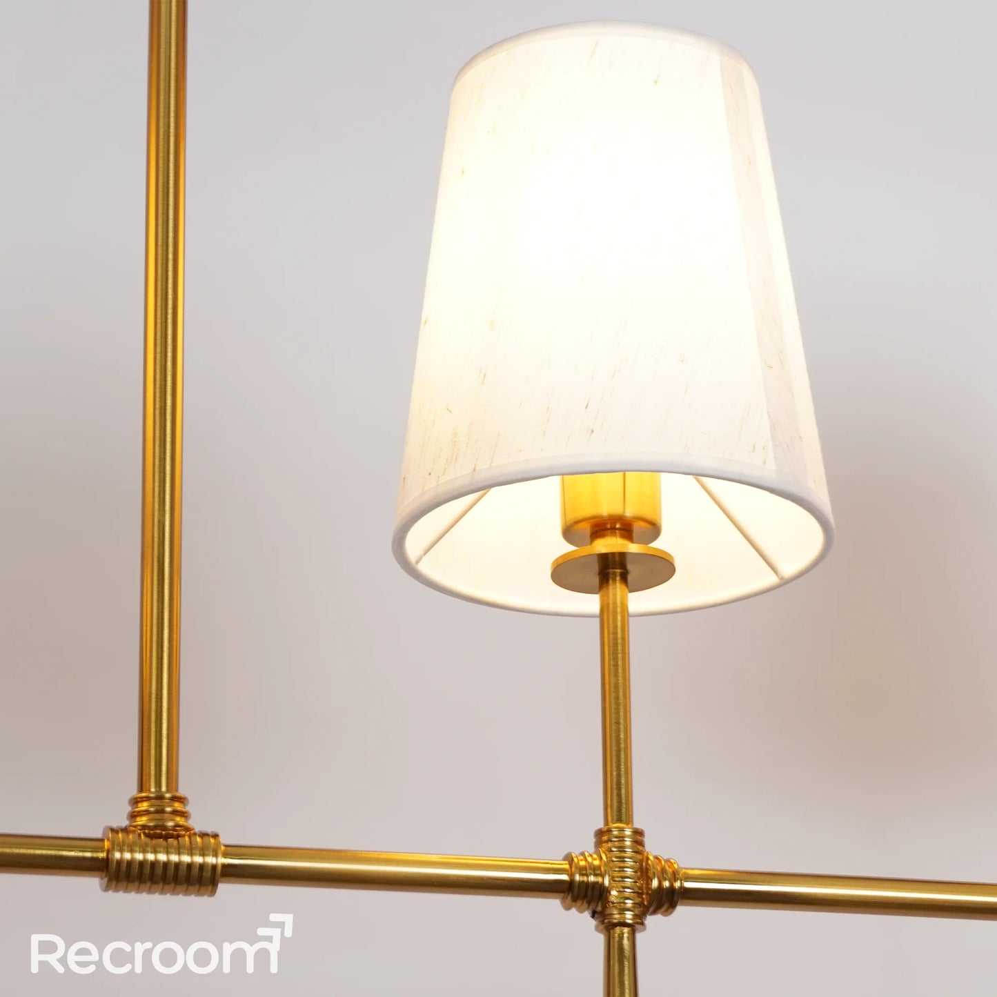 Art Fabric Lamp Shade Rhodes Linear Chandelier