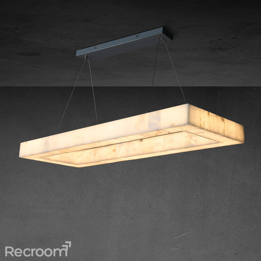 Rivager Rectangular Chandelier 54"