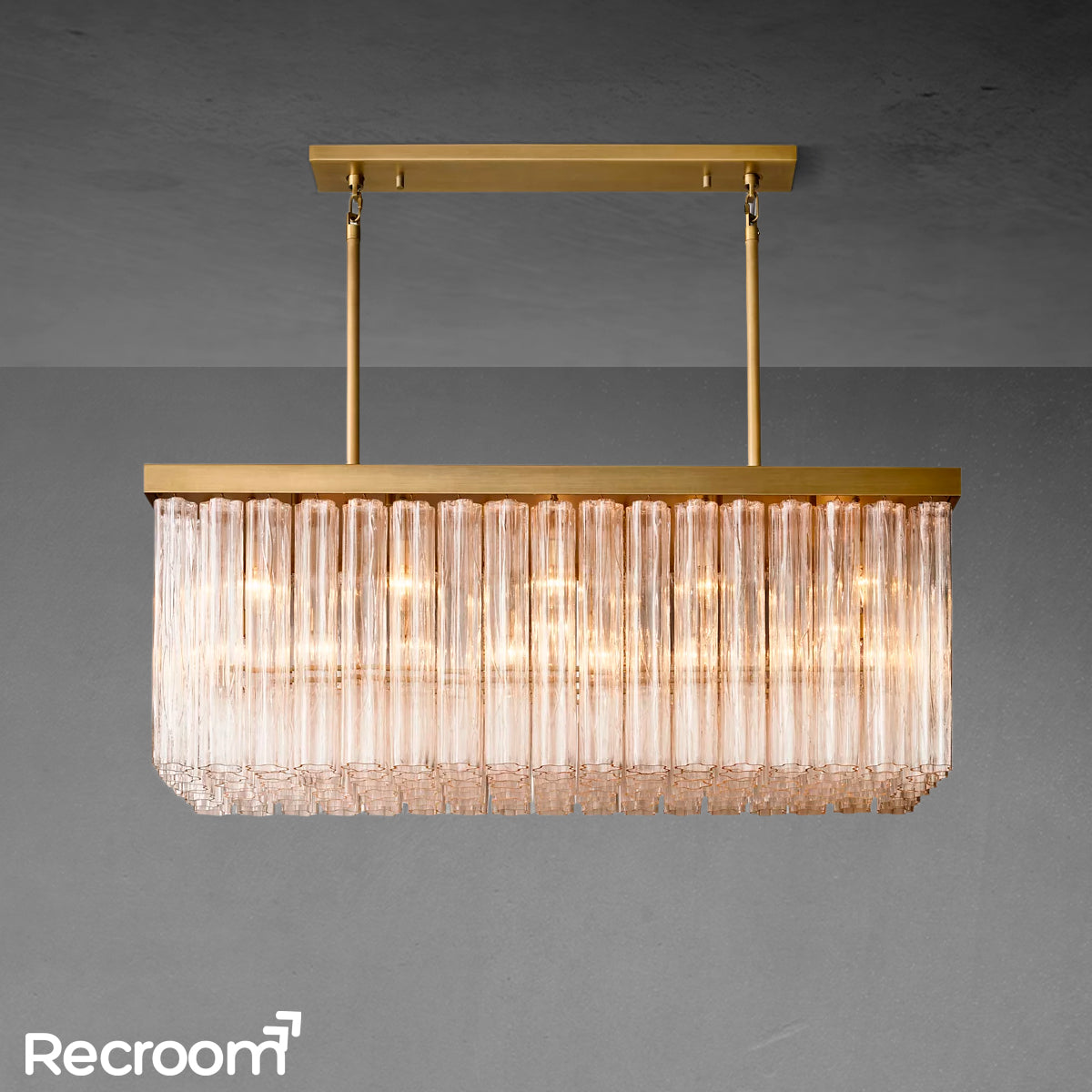 Cielloie Rectangular Chandelier 54”