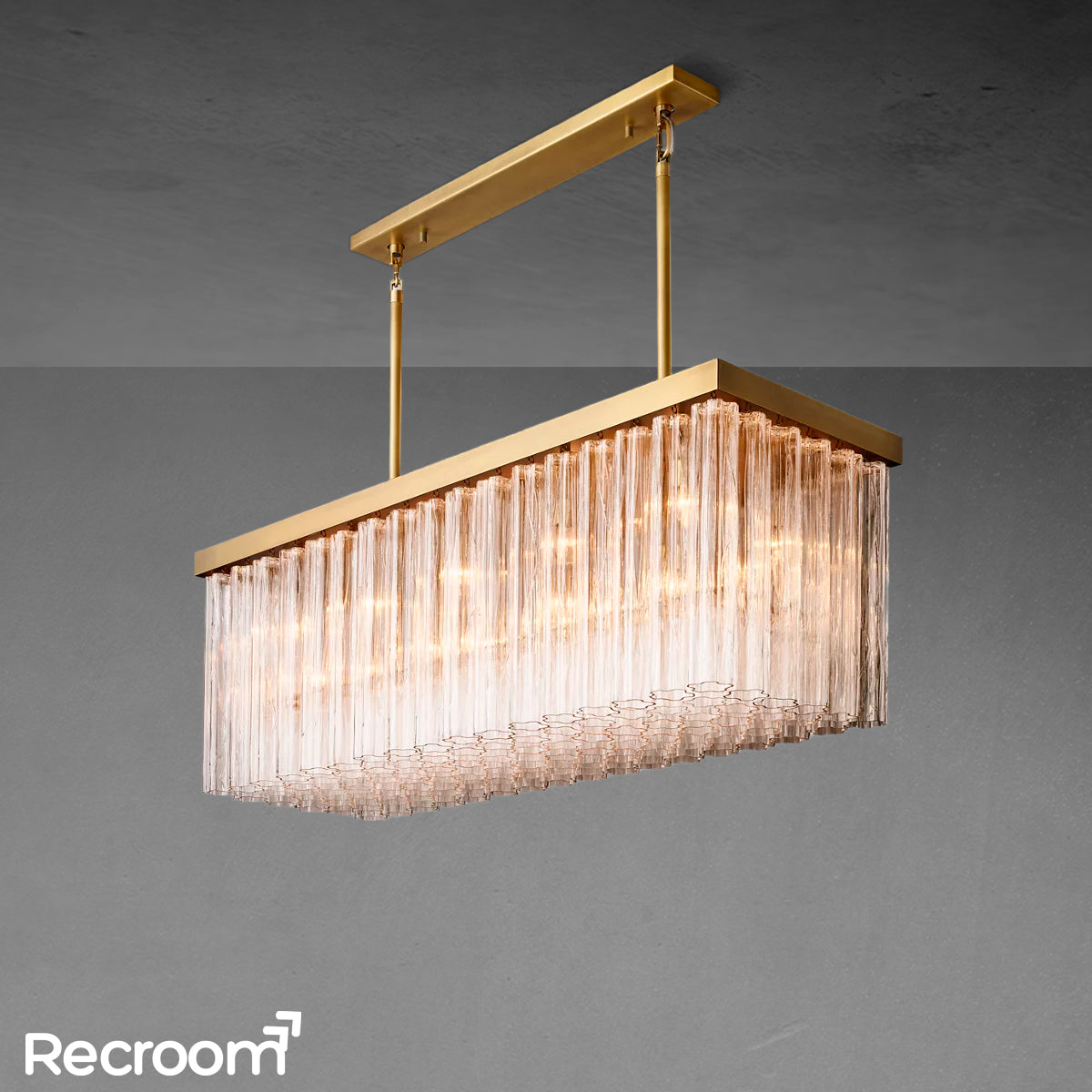 Cielloie Rectangular Chandelier 54”