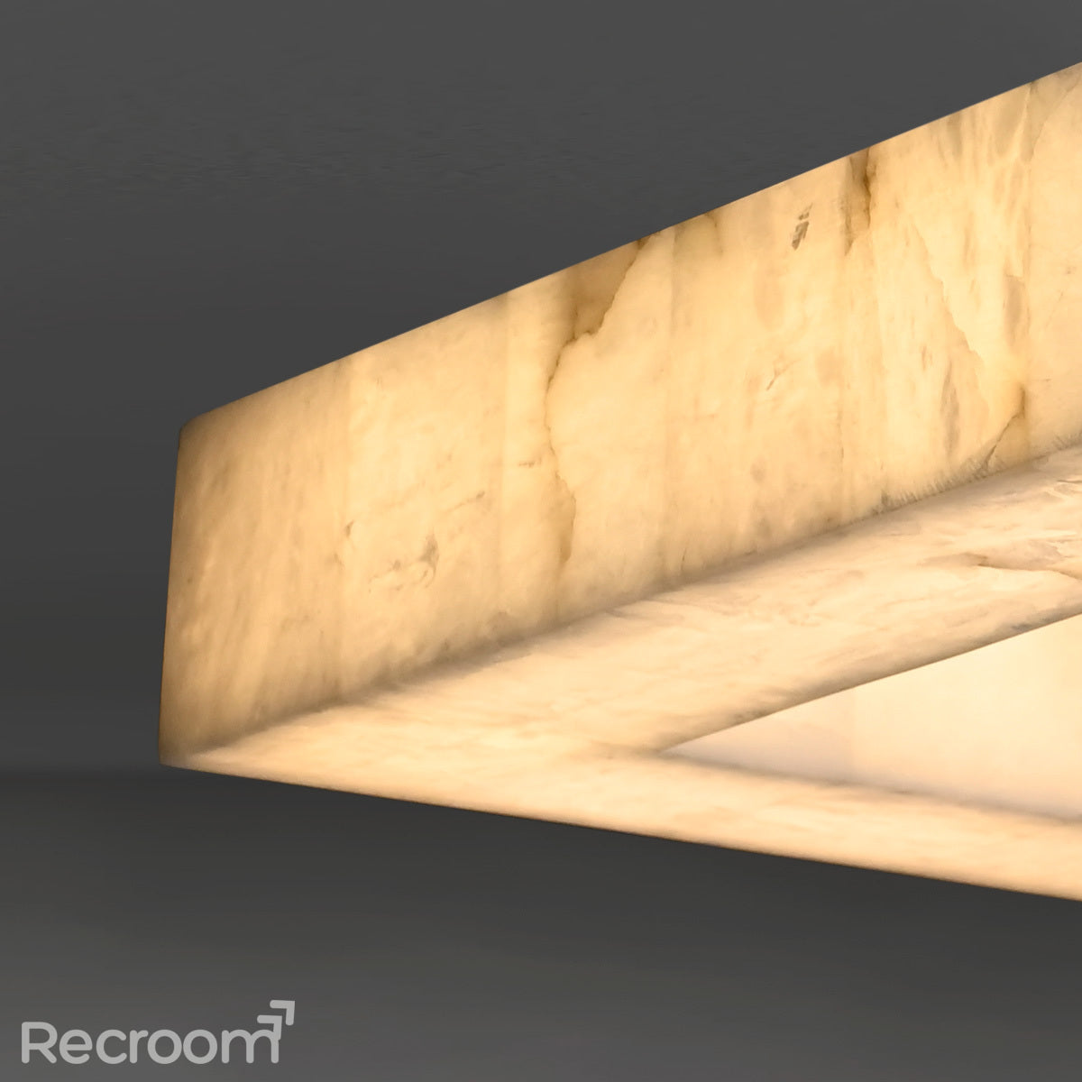 Rivager Rectangular Chandelier 54"