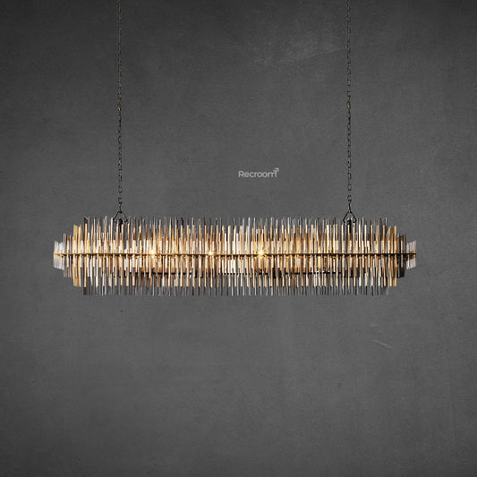 Emily Rectangular Chandelier 54"