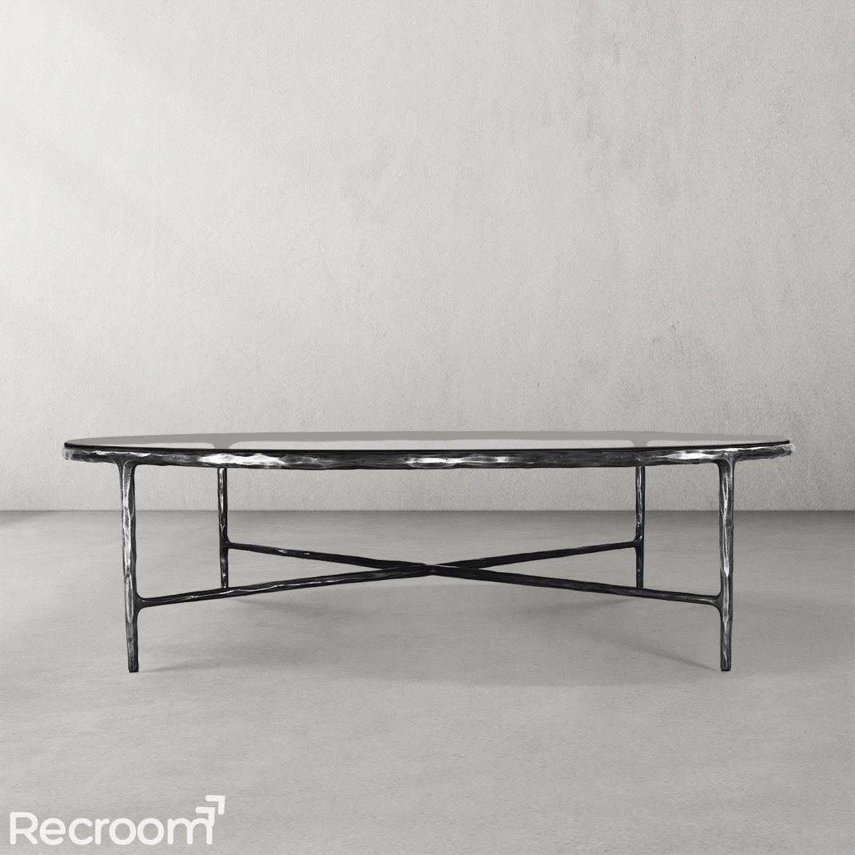 Thaddeo Glass Round Coffee Table 36" 55"