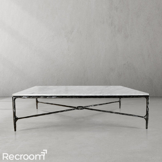 Thaddeo Rectangle Marble Coffee Table