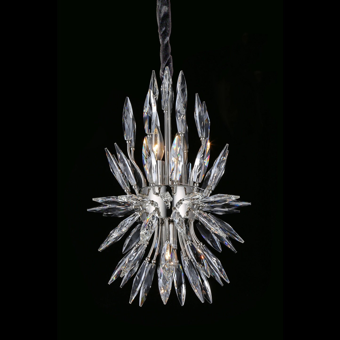 Lily Starburst Crystal Sputnik Chandelier