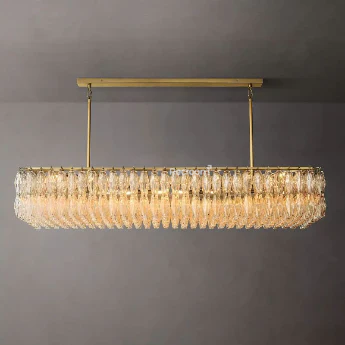 Chia Rectangular Chandelier 74"