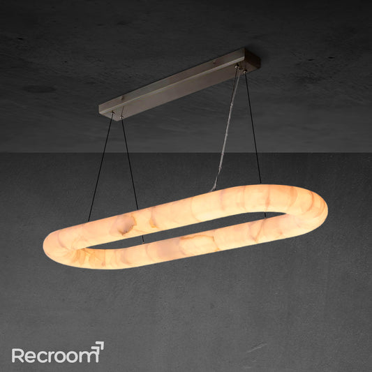 Rivager Lisse Oval Chandelier 57"