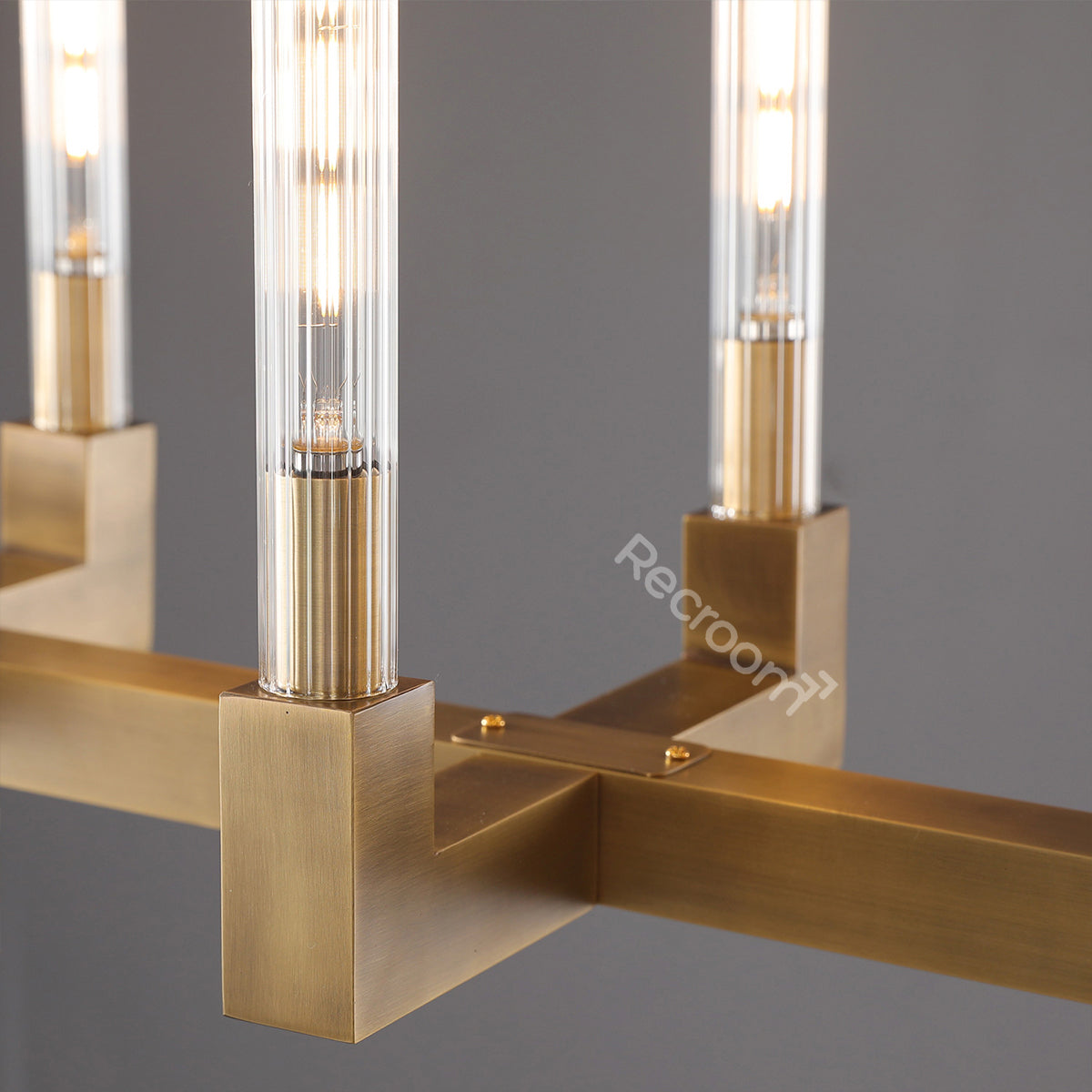 Cannel Linear Chandelier 55"