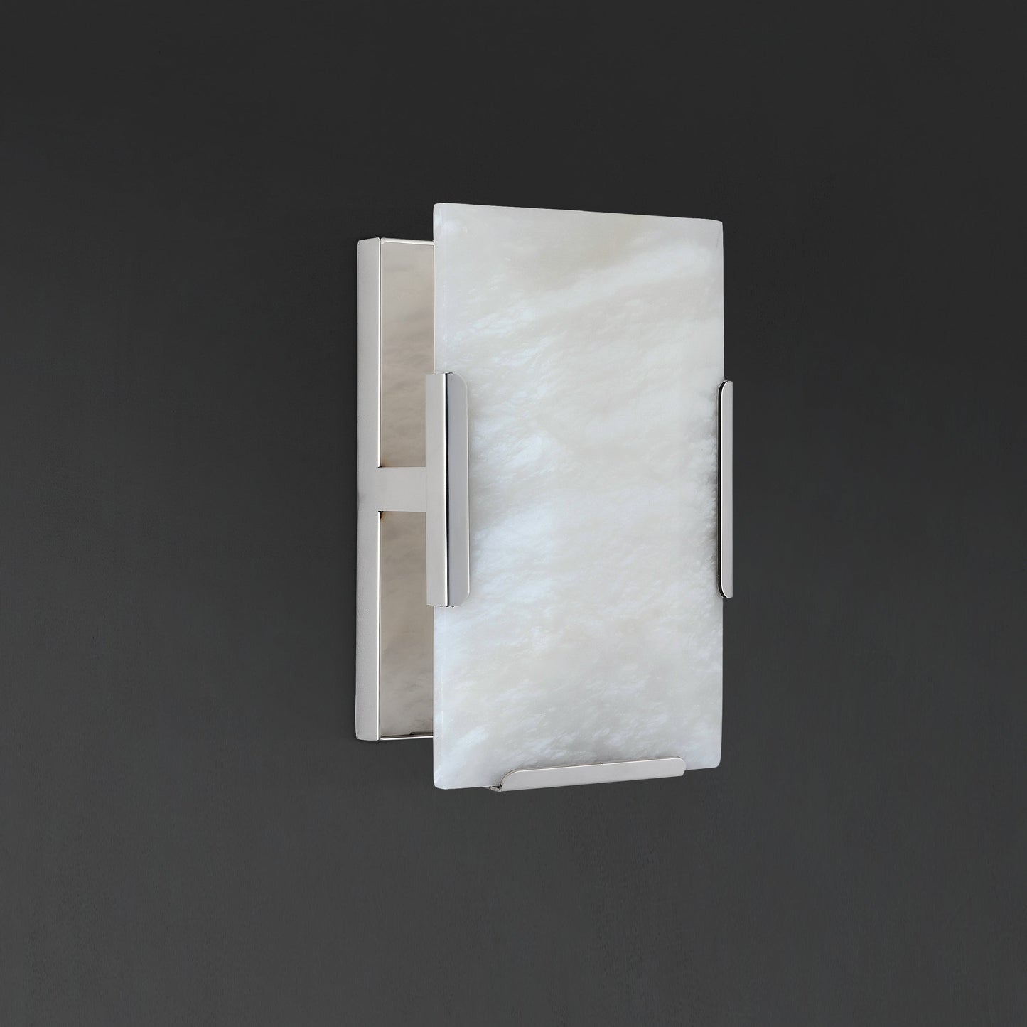 Harllow Calcite Single Wall Sconce 6“