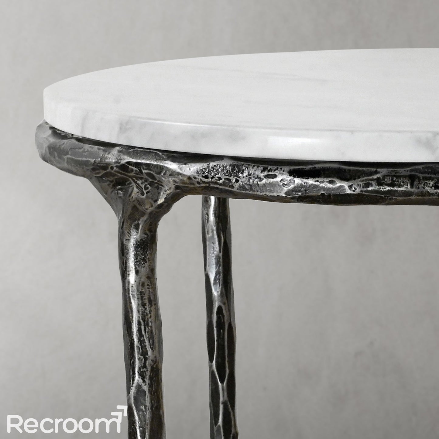 Thaddeo Round Marble Side Table 18" 22"