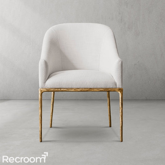 Thaddeo Slope Fabric Dining Armchair