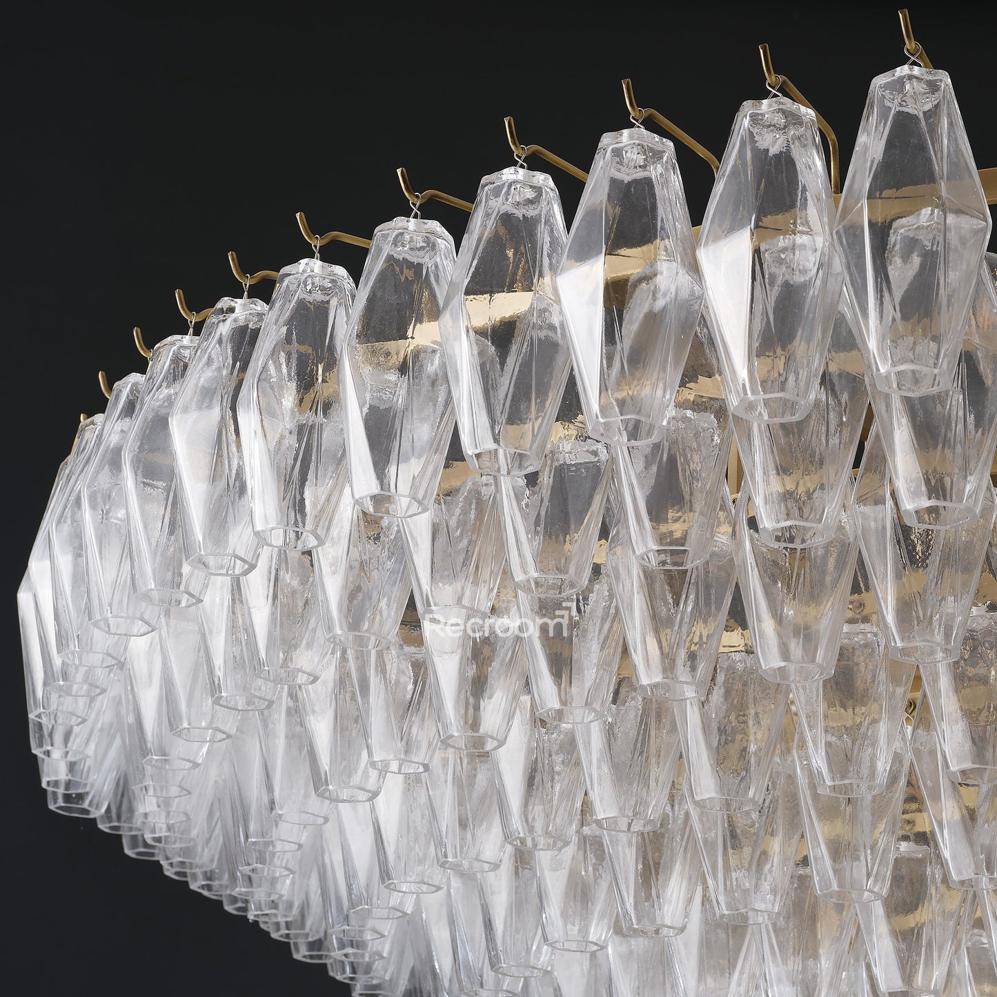 Chia Round Tired Chandelier 62"