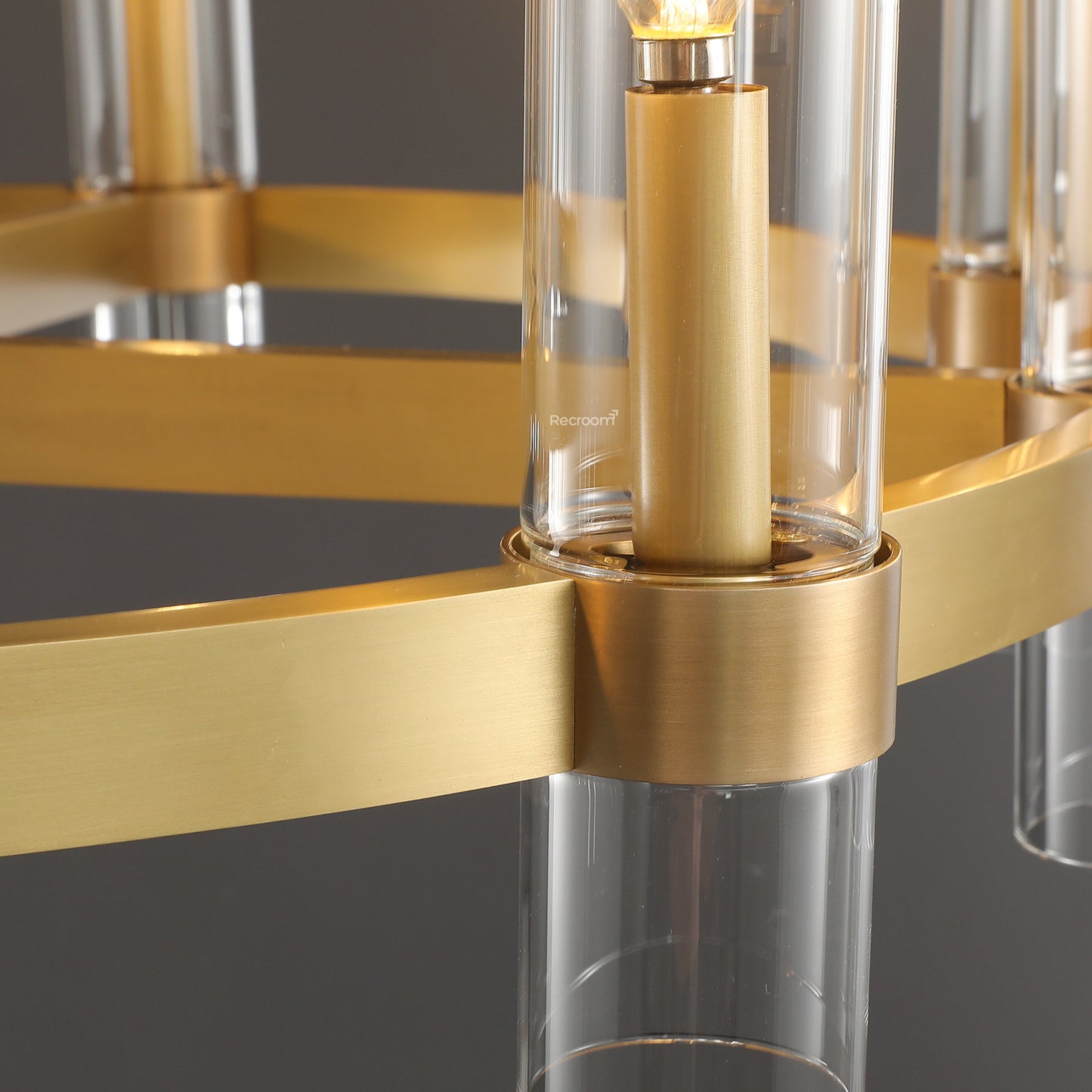 Manory Glass Round Chandelier 36"