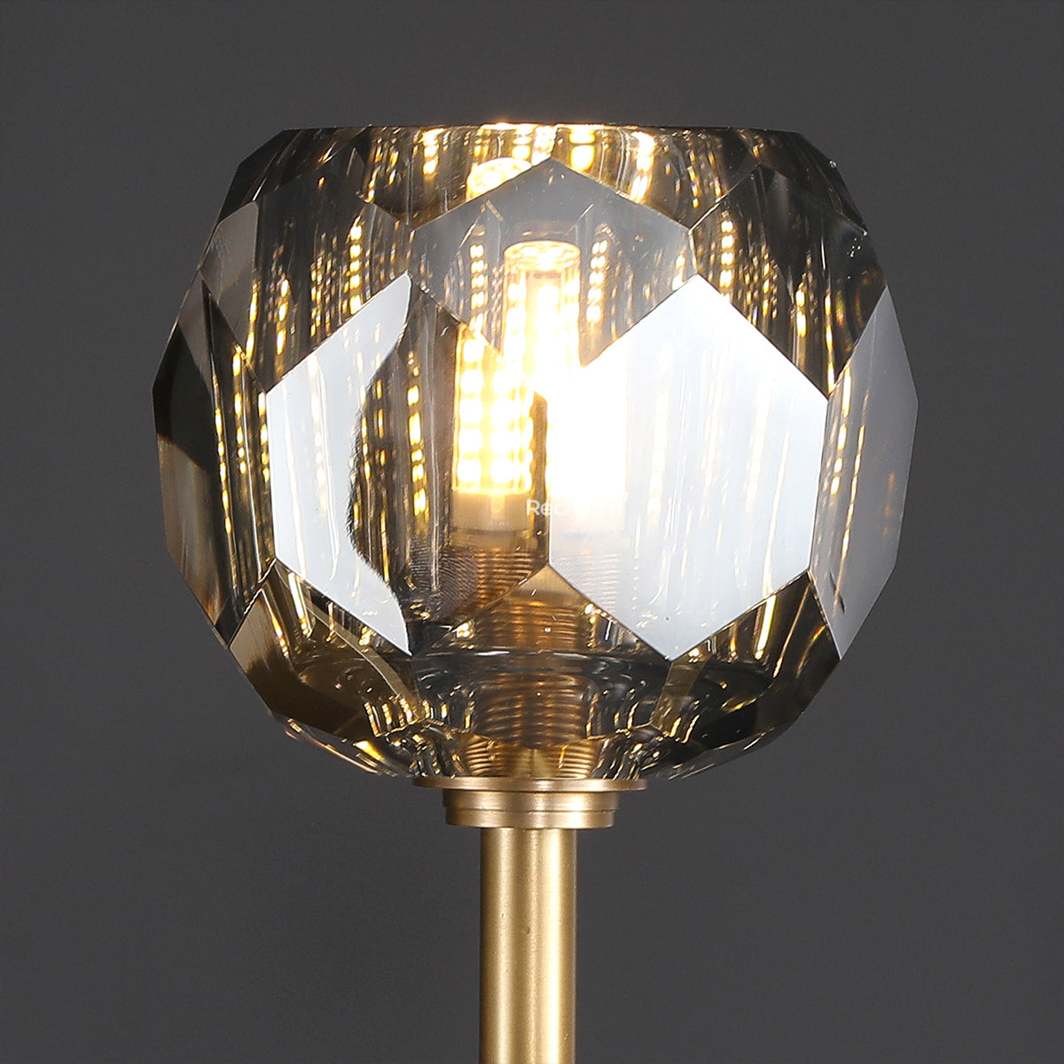 Boulew Crystal Glass Linear Chandelier 60"